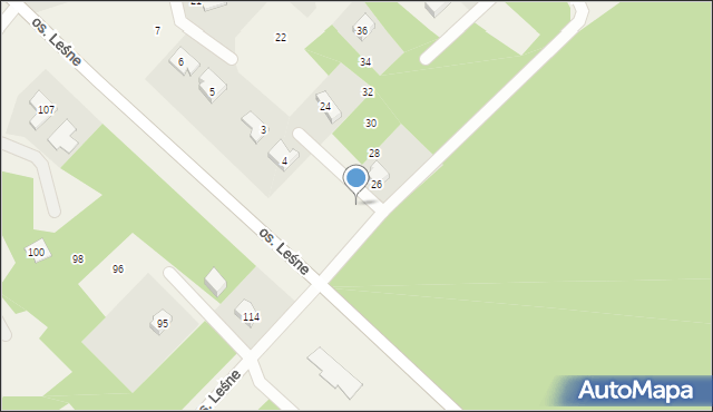 Wierzyce, Osiedle Pod Sosnami, 1, mapa Wierzyce