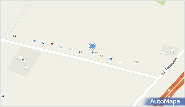 Wierzyce, Osiedle Topolowe, 54, mapa Wierzyce