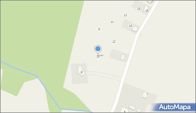 Wierzyce, Osiedle Zielone, 10, mapa Wierzyce