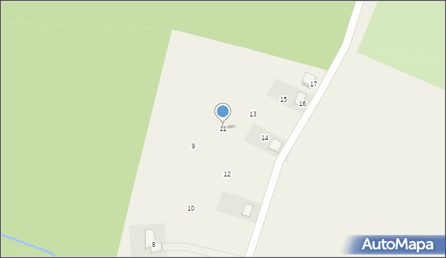 Wierzyce, Osiedle Zielone, 11, mapa Wierzyce