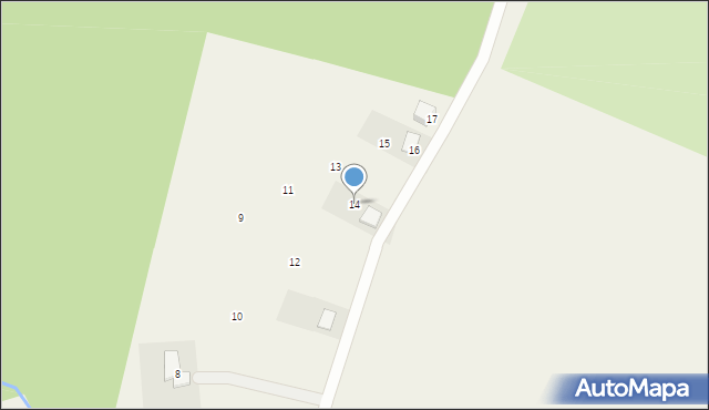 Wierzyce, Osiedle Zielone, 14, mapa Wierzyce
