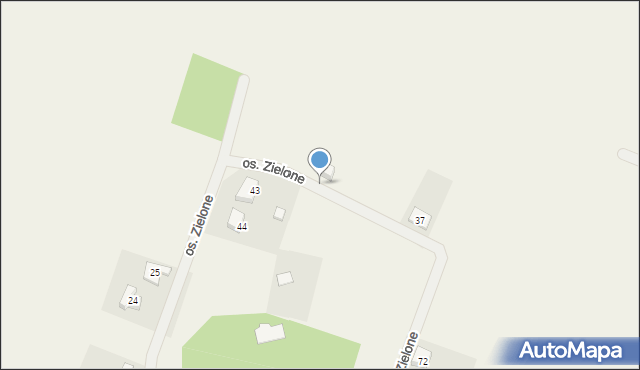 Wierzyce, Osiedle Zielone, 34, mapa Wierzyce