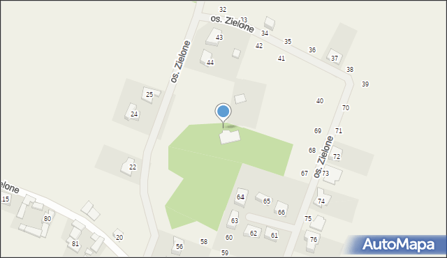 Wierzyce, Osiedle Zielone, 49, mapa Wierzyce