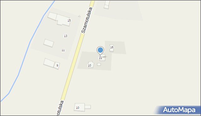 Wilczyna, Osiedle Spółdzielców, 11, mapa Wilczyna