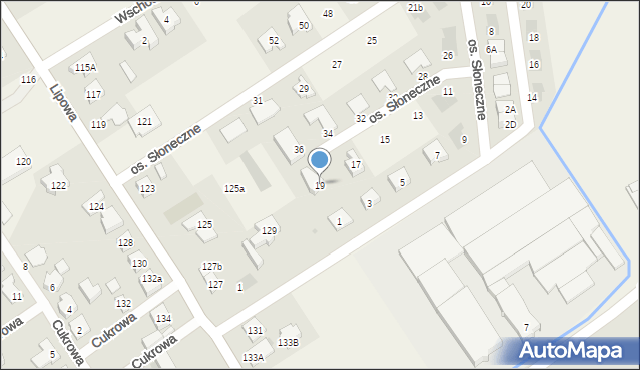 Wilkowice, Osiedle Słoneczne, 19, mapa Wilkowice