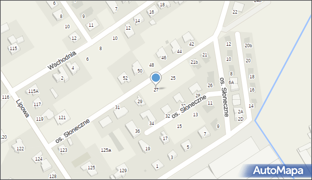 Wilkowice, Osiedle Słoneczne, 27, mapa Wilkowice