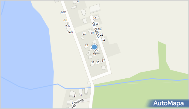 Wilkowo, Osiedle Batory, 29, mapa Wilkowo