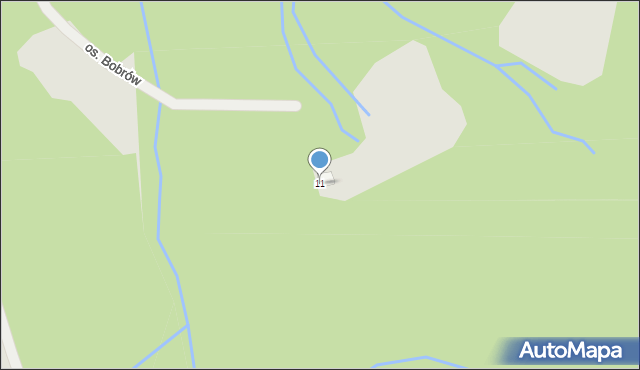 Wisła, Osiedle Bobrów, 11, mapa Wisła