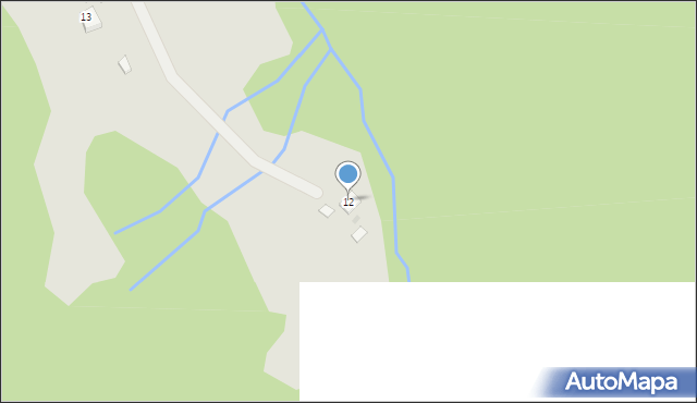 Wisła, Osiedle Bobrów, 12, mapa Wisła