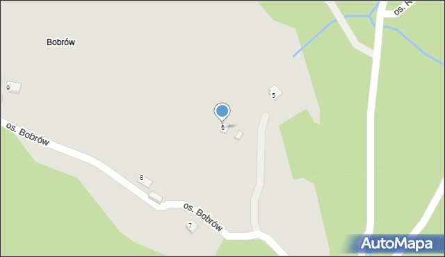 Wisła, Osiedle Bobrów, 6, mapa Wisła