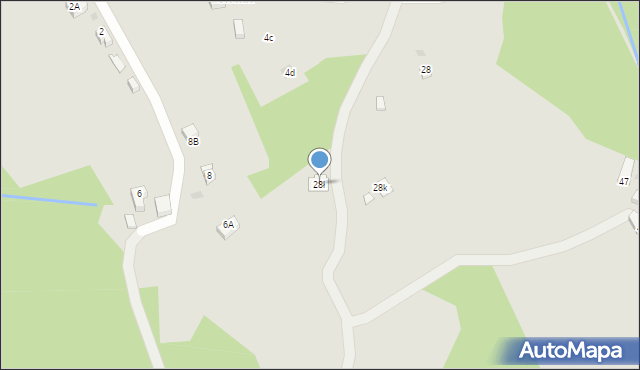 Wisła, Osiedle Jarzębata, 28ł, mapa Wisła
