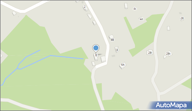 Wisła, Osiedle Jarzębata, 6, mapa Wisła