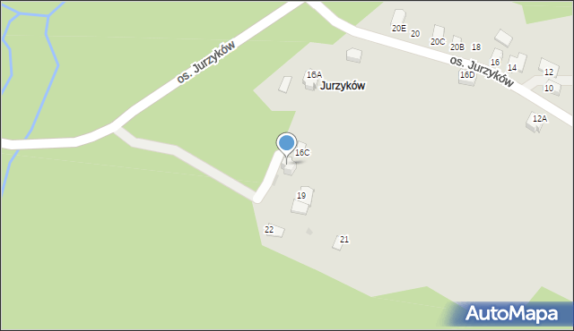 Wisła, Osiedle Jurzyków, 17, mapa Wisła