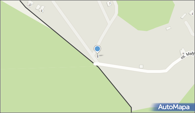 Wisła, Osiedle Mały Stożek, 6, mapa Wisła