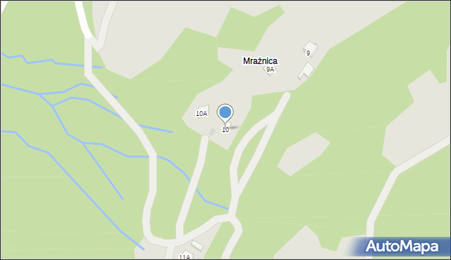 Wisła, Osiedle Mrózków, 10, mapa Wisła