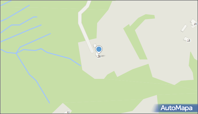 Wisła, Osiedle Skolnity, 28, mapa Wisła