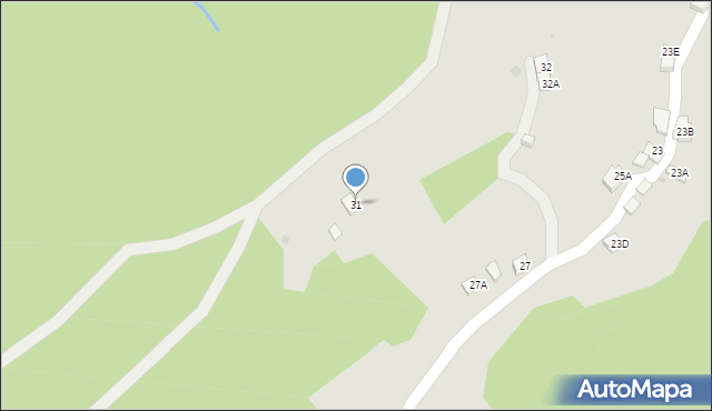 Wisła, Osiedle Skolnity, 31, mapa Wisła