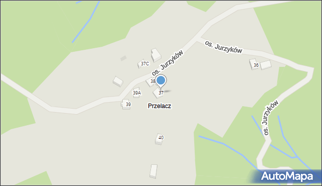 Wisła, Osiedle Skolnity, 37, mapa Wisła