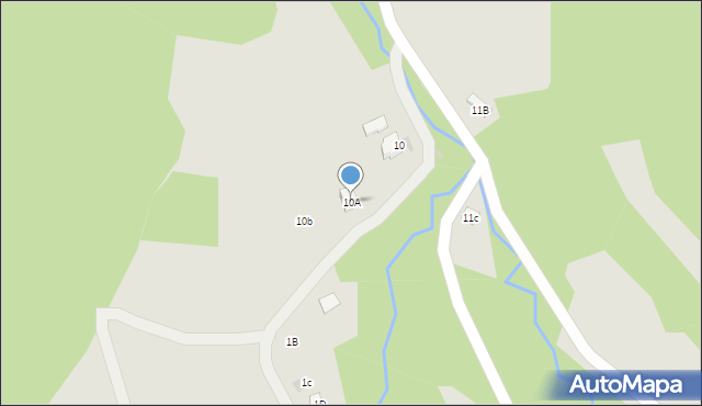 Wisła, Osiedle Tokarnia, 10A, mapa Wisła