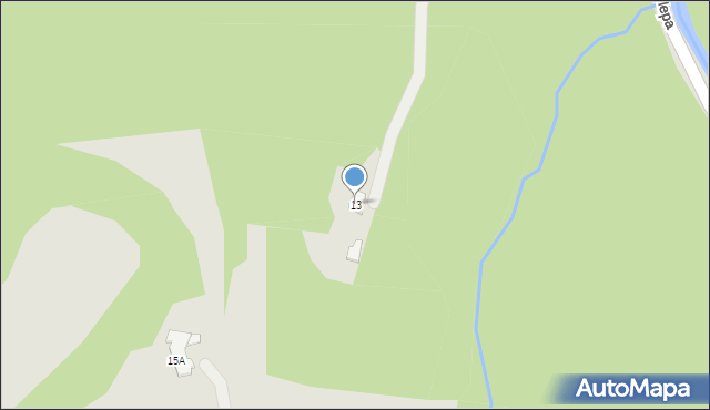 Wisła, Osiedle Tokarnia, 13, mapa Wisła