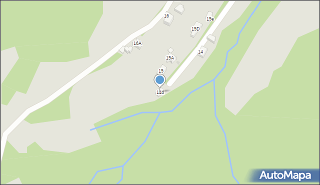 Wisła, Osiedle Zdejszy, 14d, mapa Wisła