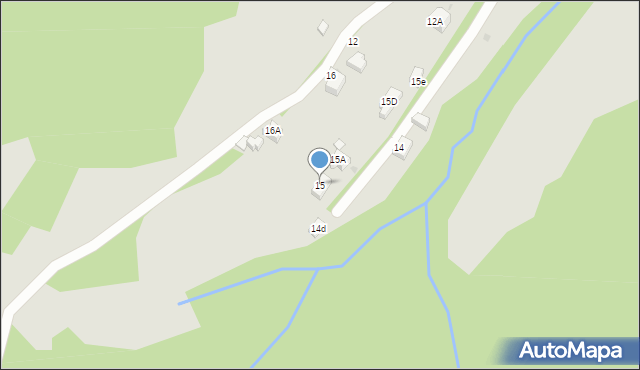 Wisła, Osiedle Zdejszy, 15, mapa Wisła