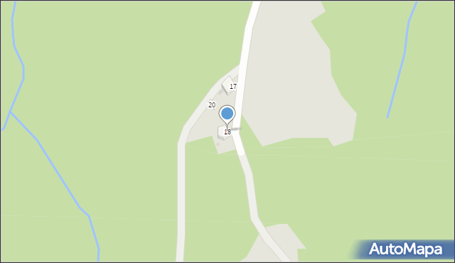 Wisła, Osiedle Zdejszy, 18, mapa Wisła