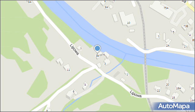 Wisła, Osiedle Zdejszy, 3A, mapa Wisła