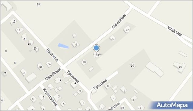 Wiślinka, Osiedlowa, 18A, mapa Wiślinka