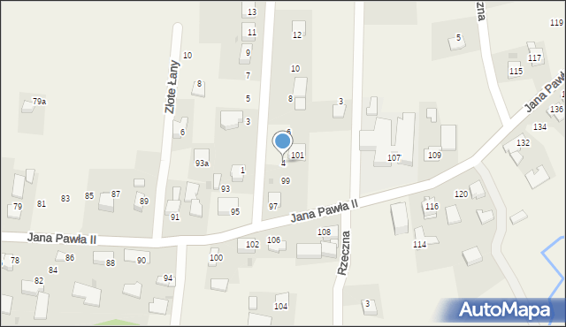 Witanowice, Osiedlowa, 4, mapa Witanowice