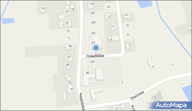 Witkowice, Osiedlowa, 1, mapa Witkowice