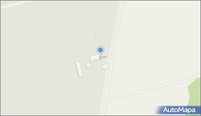 Witnica, Osiedle Południowe, 21, mapa Witnica