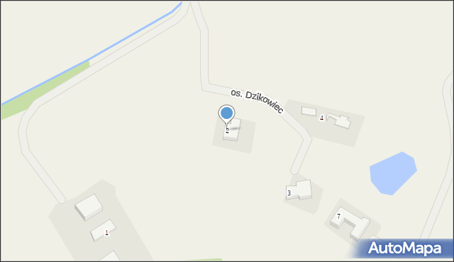 Witoszów Dolny, Osiedle Dzikowiec, 2, mapa Witoszów Dolny