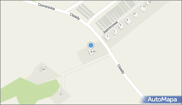 Włoszakowice, Osady, 3, mapa Włoszakowice