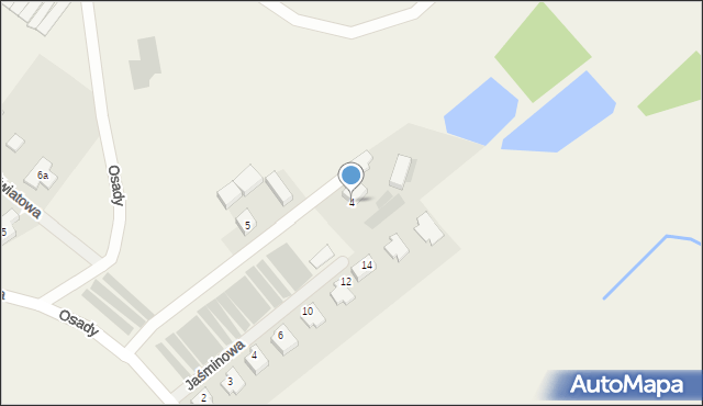 Włoszakowice, Osady, 4, mapa Włoszakowice