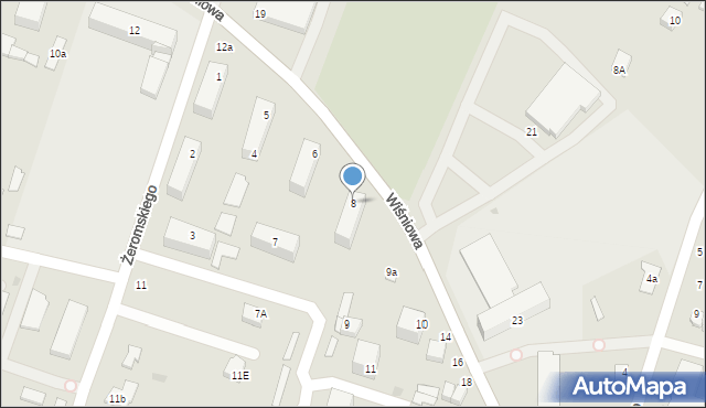 Włoszczowa, Osiedle Brożka Jana, 8, mapa Włoszczowa