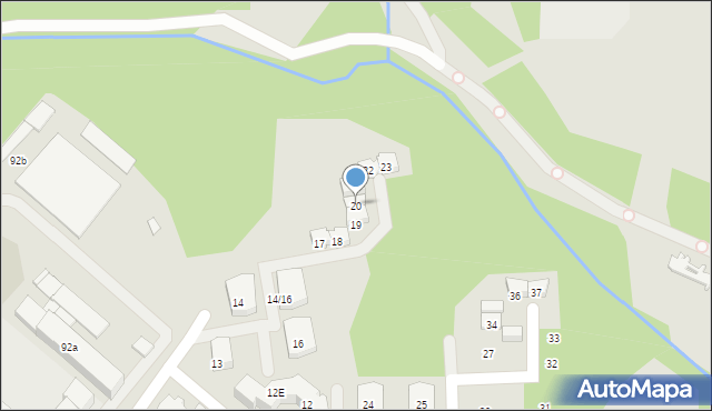 Wodzisław Śląski, Osiedle Dąbrówki, 20, mapa Wodzisławia Śląskiego