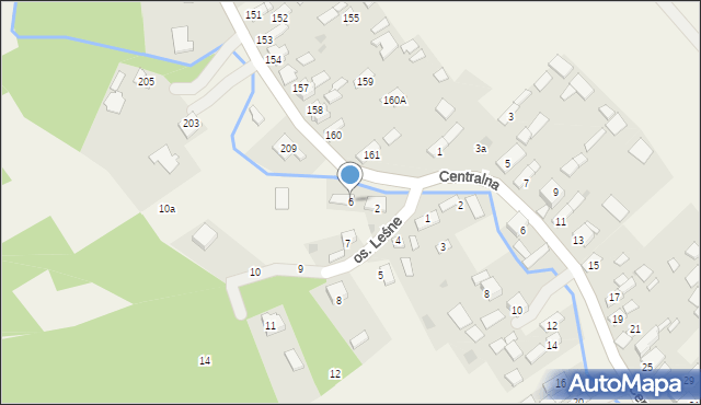 Wokowice, Osiedle Leśne, 6, mapa Wokowice