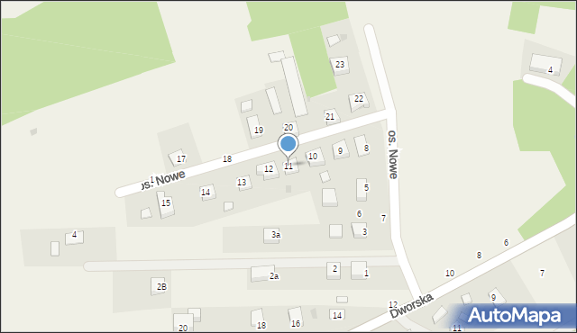 Wokowice, Osiedle Nowe, 11, mapa Wokowice