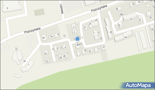 Wola, Osiedle Pod Sosnami, 29, mapa Wola