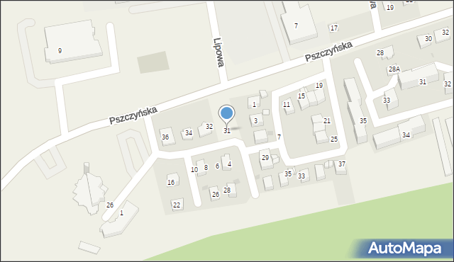 Wola, Osiedle Pod Sosnami, 31, mapa Wola