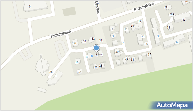 Wola, Osiedle Pod Sosnami, 6, mapa Wola