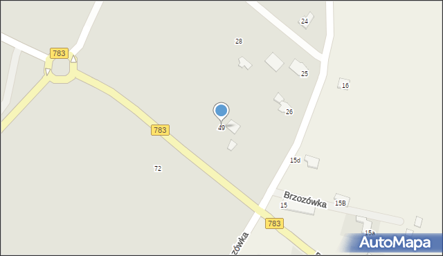 Wolbrom, Osiedle Szwedy, 49, mapa Wolbrom