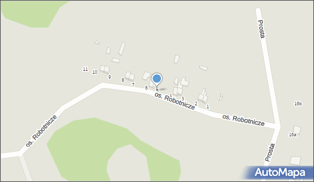 Wolin, Osiedle Robotnicze, 5, mapa Wolin