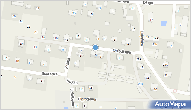 Wróblowice, Osiedlowa, 5, mapa Wróblowice