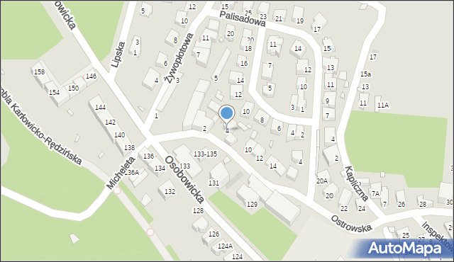 Wrocław, Ostrowska, 4, mapa Wrocławia