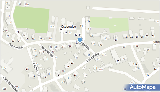 Wrocław, Ostrowska, 47, mapa Wrocławia