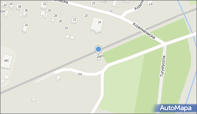 Wrocław, Ostrowskiego Aleksandra, 100, mapa Wrocławia