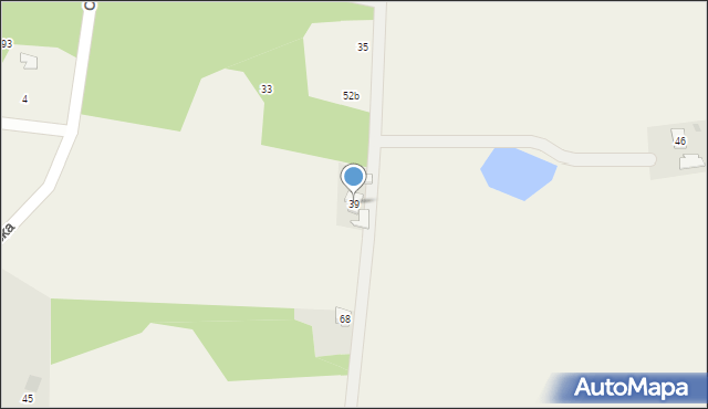 Wycinki, Osiecka, 39, mapa Wycinki