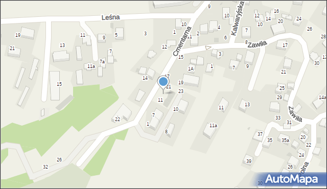 Zabierzów, Osiedle Na Stoku, 15, mapa Zabierzów